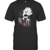 Skull Marine American Flag Independence Day T-Shirt