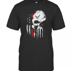 Skull Marine American Flag Independence Day T-Shirt