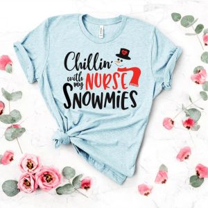 Snowman Nurse Christmas shirt Christmas Shirt 2021 Christmas Christmas Tree Shirt 1