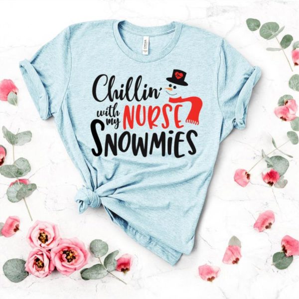 Snowman Nurse Christmas shirt, Christmas Shirt, 2021 Christmas, Christmas Tree Shirt