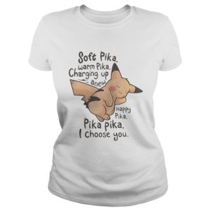 Soft pika warm pika charging up anew happy pika shirt 1
