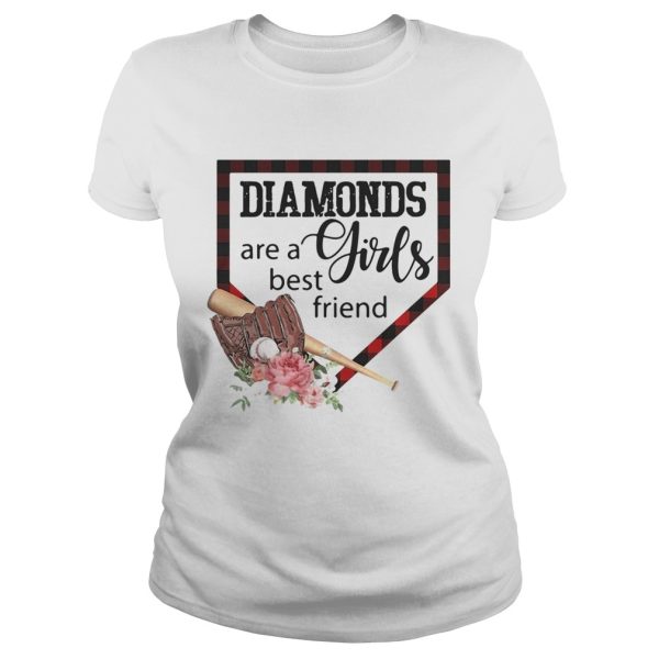 Softball Diamonds are a girls best friend shirt