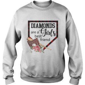 Softball Diamonds are a girls best friend shirt 3