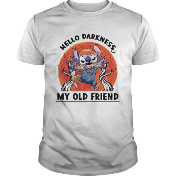 Stitch Chucky Hello Darkness My Old Friend shirt