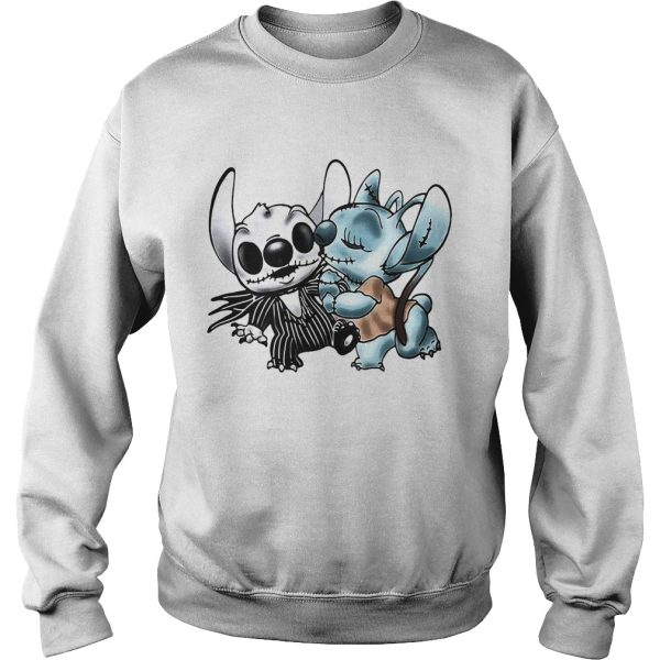 Stitch and Angel Jack Skellington The Nightmare Before Christmas shirt