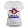 Stitch and iron dare to be different autism shirt