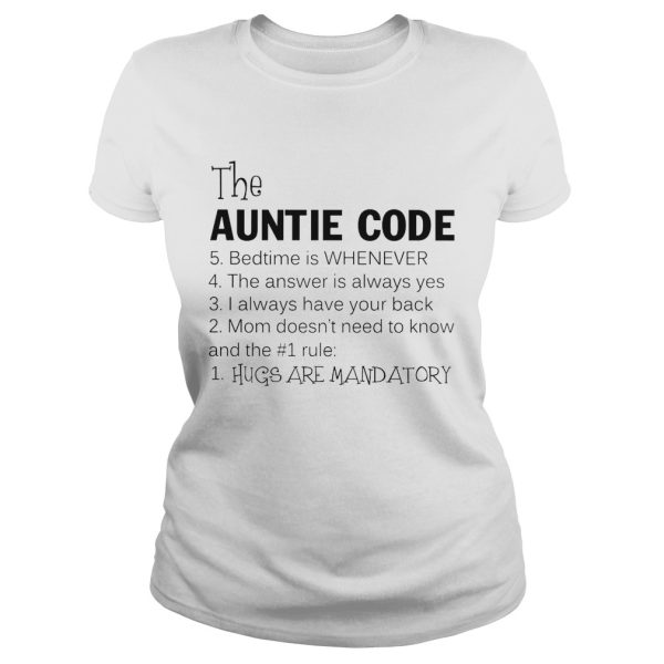 The auntie code shirt