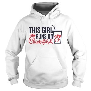 This Girl Runs on Chick Fil A Merch Tee Shirt 1