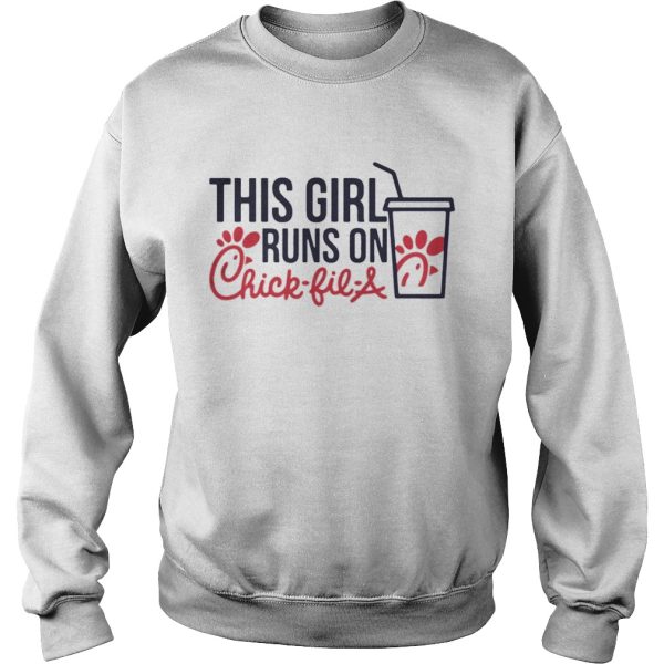 This Girl Runs on Chick Fil A Merch Tee Shirt