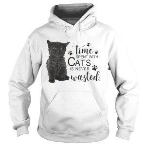 Time spent with cats is never wasted shirts 2