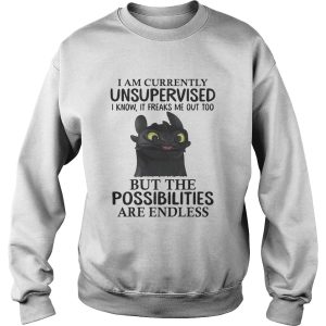 Toothless I am currently unsupervised I know It freaks me out too shirt 3