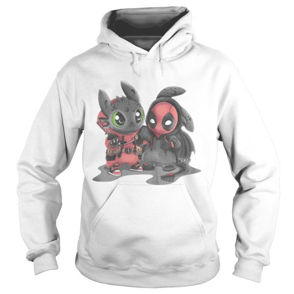 Toothless and Deadpool shirt