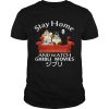 Totoro Face Mask Stay Home And Watch Ghibli Movies shirt