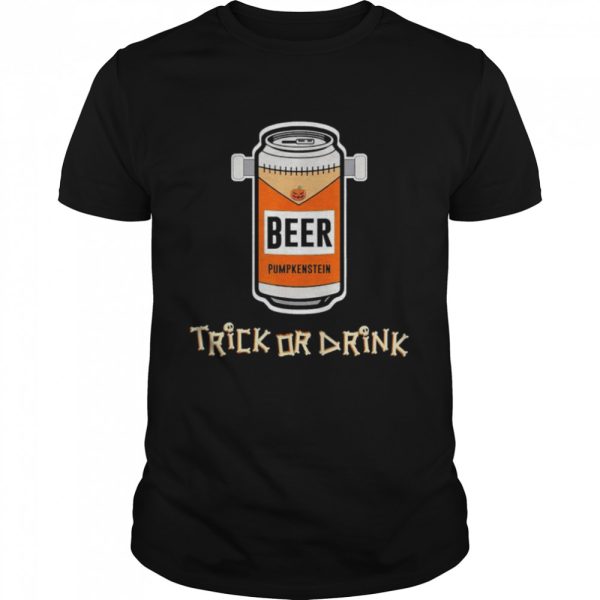 Trick Or Drink Pumpkin Beer Halloween shirt