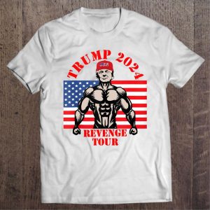 Trump 2024 The Revenge Tour American Flag Shirt 2