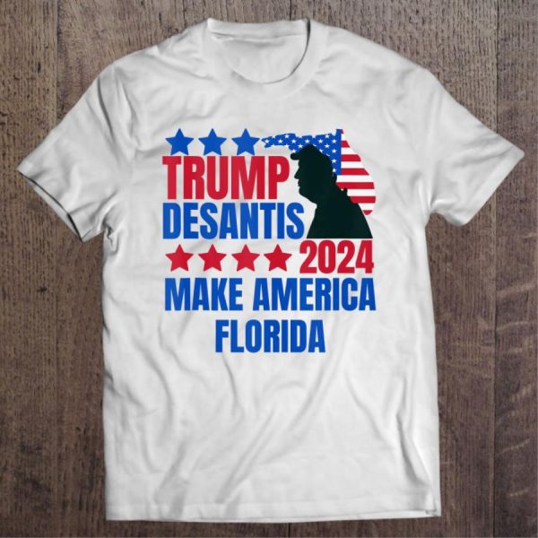 Trump Desantis 2024 Make America Florida Shirt