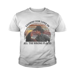 Urban Cowboy lookin for love in all the wrong places retro shirt 4