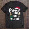 Wine prosecco ho ho ho christmas shirt