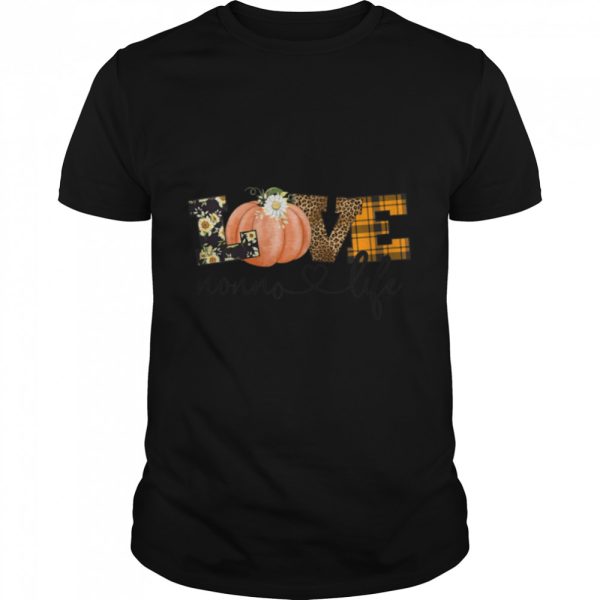 Womens Pumpkin Love Nonno Shirt, Nonno Halloween T-Shirt