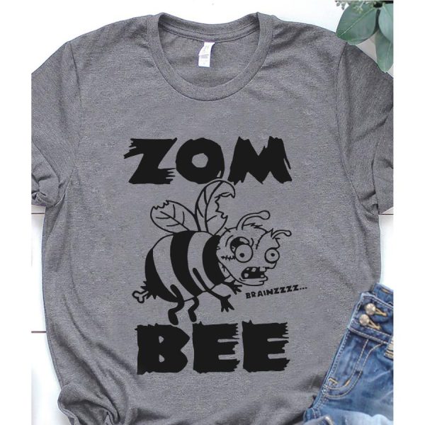 Zombie Bee Brainzzz Halloween Shirt