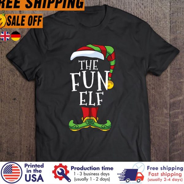 fun Elf Matching Christmas shirt