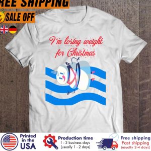 snowman im loving weight for christmas shirt 2