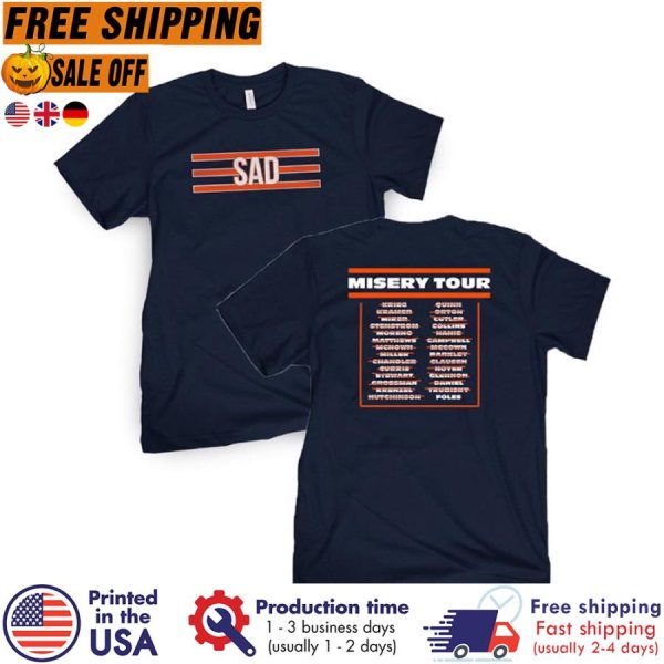 the Chicago bears QB misery tour shirt