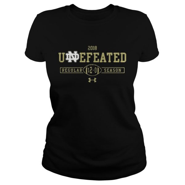 2018 Notre Dame Fighting Irish undefeated regular 120 season shirt