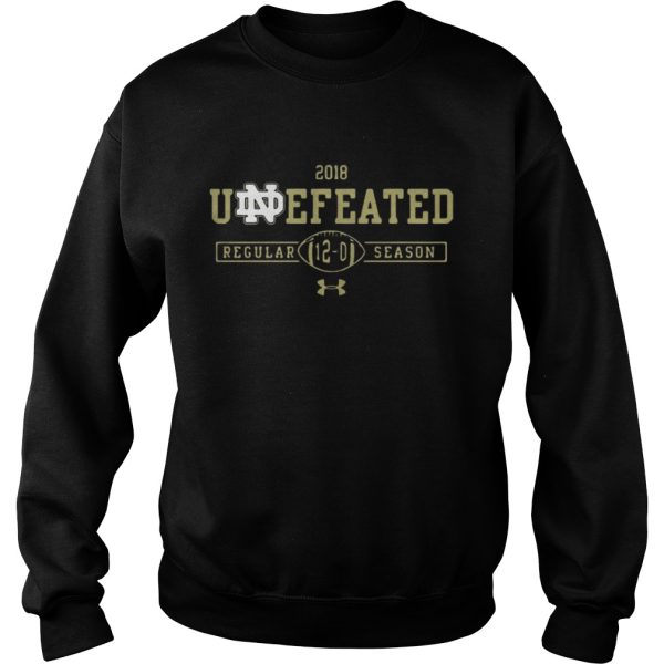 2018 Notre Dame Fighting Irish undefeated regular 120 season shirt