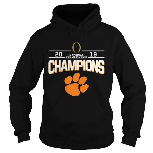 2019 Champions national championship foot shirt