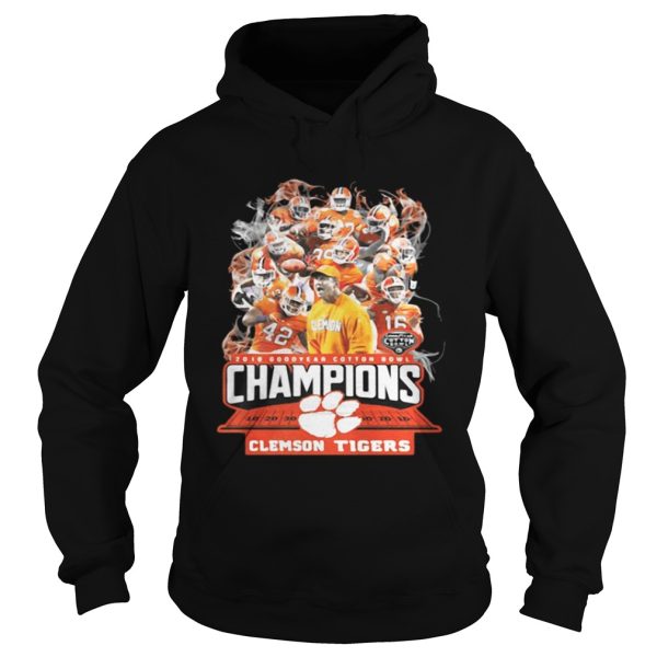 2019 doffer cotton bowl champions clemson tigers football shirt