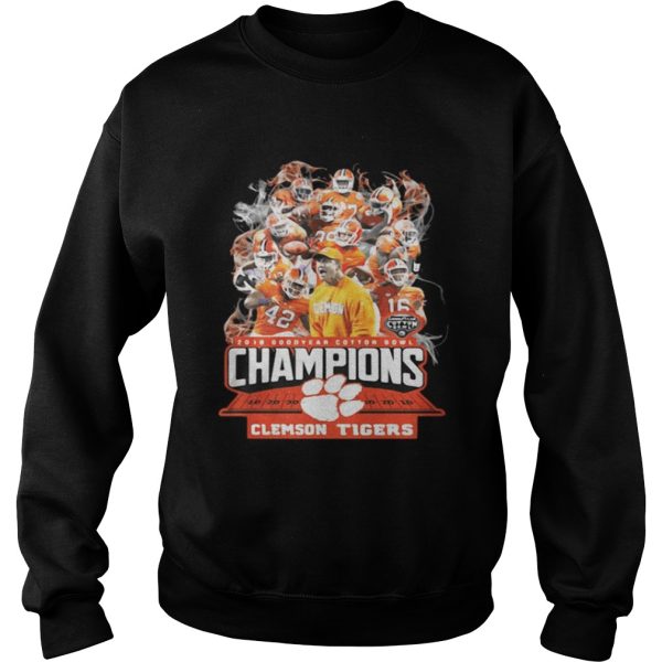 2019 doffer cotton bowl champions clemson tigers football shirt