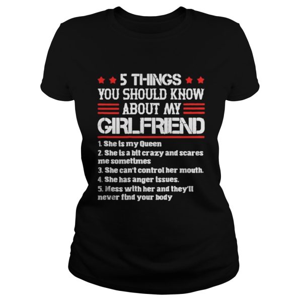 5 Things You Should Know About My Girlfriend Shirt