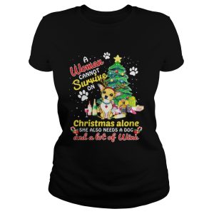 A Woman Also Needs A ChihuahuaA Lot Of Wine Tee 3 1