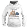 A Woman Cannot Survive On Book Alone She Also Needs A Cat Shirt