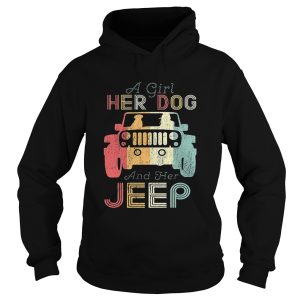 A girl her dog and her jeep shirt 1 1