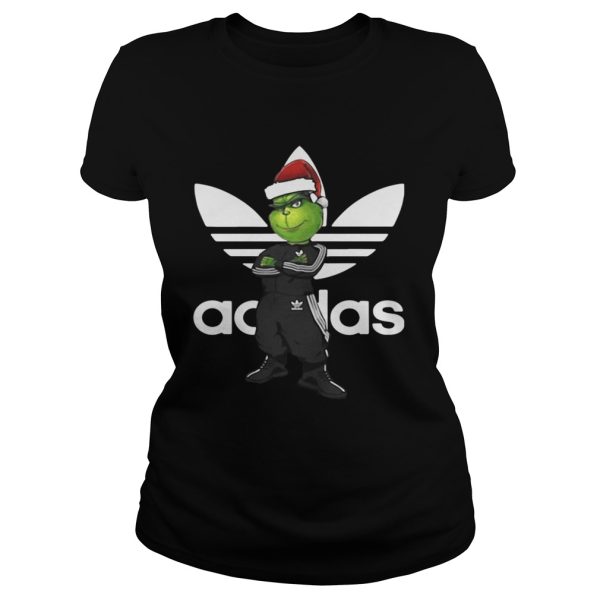 Adidas Grinch santa shirt