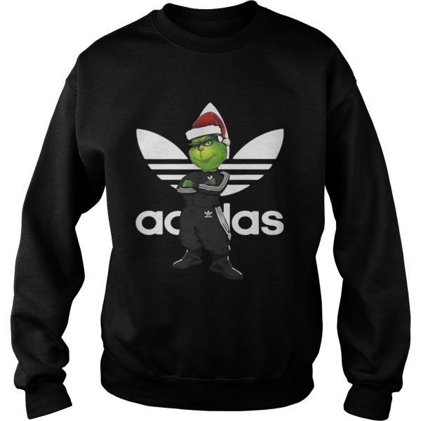 Adidas Grinch santa shirt