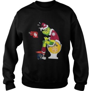 Alabama Crimson Tide Grinch santa toilet shirt 3