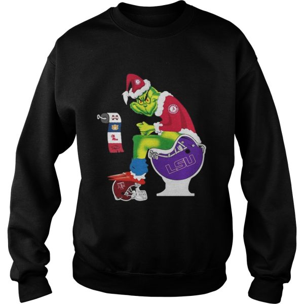 Alabama Santa Grinch toilet shirt