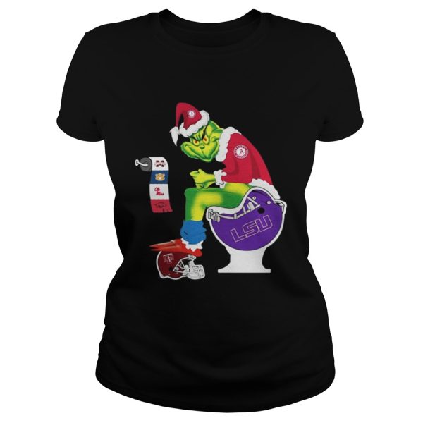 Alabama Santa Grinch toilet shirt