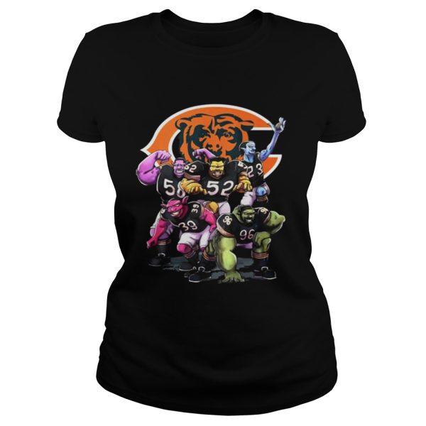 All Heroes Monster Chicago Bears Assemble shirt