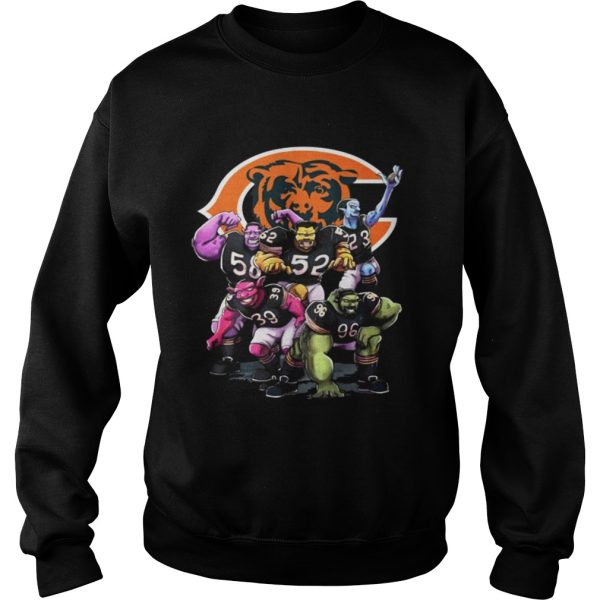 All Heroes Monster Chicago Bears Assemble shirt