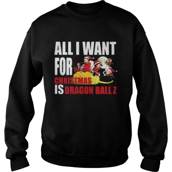 All I For Christmas Is Dragon Ball Z Shirt