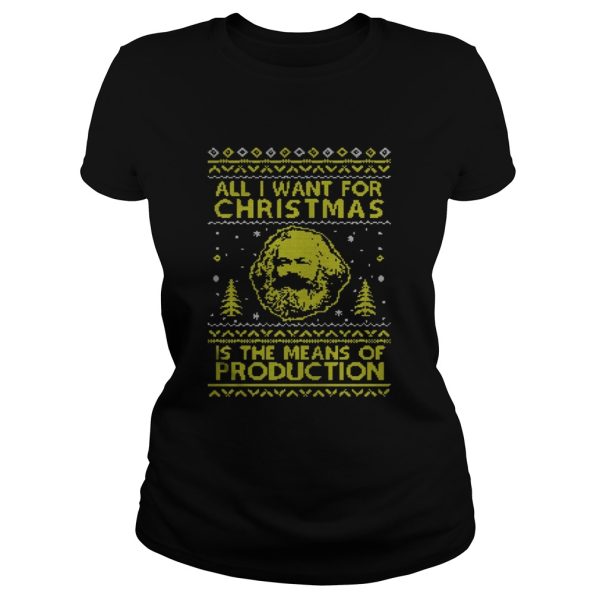 All I Want For Christmas Is The Means Of Production Shirt