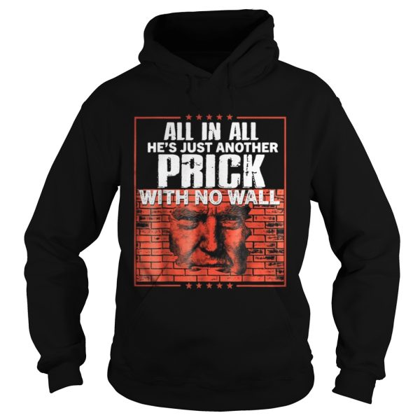 All in all hes just another prick with no wall Trump shirt All in all hes just another prick with no wall Trump shirt