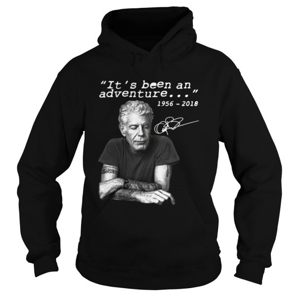 Anthony Bourdain Its been an adventure 1956 2018 shirt