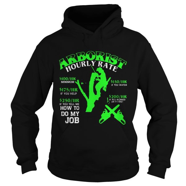 Arborist Hourly Rate Christmas Shirt