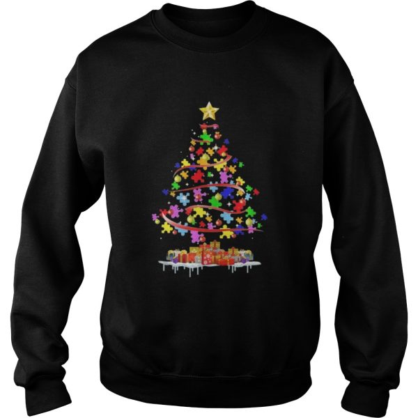 Autism Awareness Christmas Tree Shirt