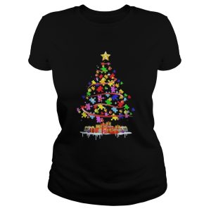 Autism Awareness Christmas Tree Shirt 3